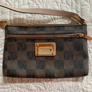 Michael Kors signature large wristlet